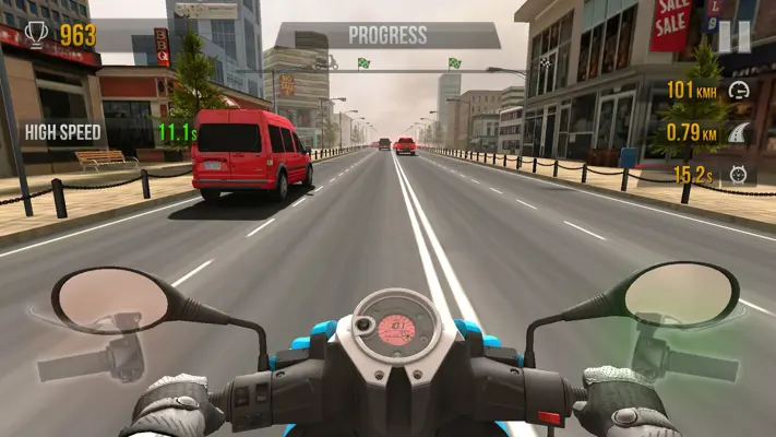 Traffic Rider android App screenshot 0